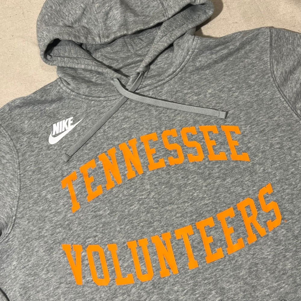 Nike Tennessee Volunteers Hoodie‎ NCAA College Pullover Sweatshirt Gray Medium